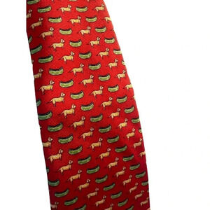 Peter Blair tie weenie dog 100% imported silk  OS